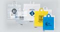 Bags & Totes - Plastic Bags with soft loop handles / bottom gussets - Promos4sale.com - Promotional Products, Promotional Items
