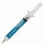 Heath Care & Beauty - Promos4sale.com - Promotional Products, Promotional Items - Syringe ball point pen. Liquid filled, click action pen.